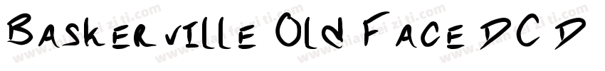 Baskerville Old Face DC D OT字体转换